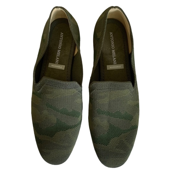 Antonio Melani | Beki-A Washable Camo Print Knit Flat Loafers size 8.5 - Picture 1 of 6